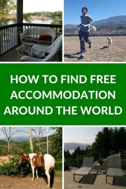 how to find free accommodation around the world
