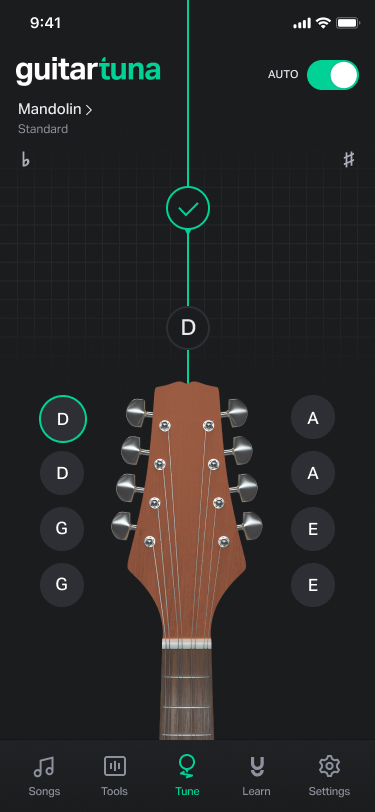 mandolin-tuned