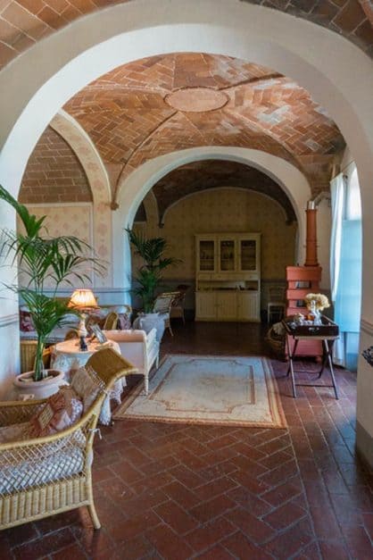interior villa in tuscany