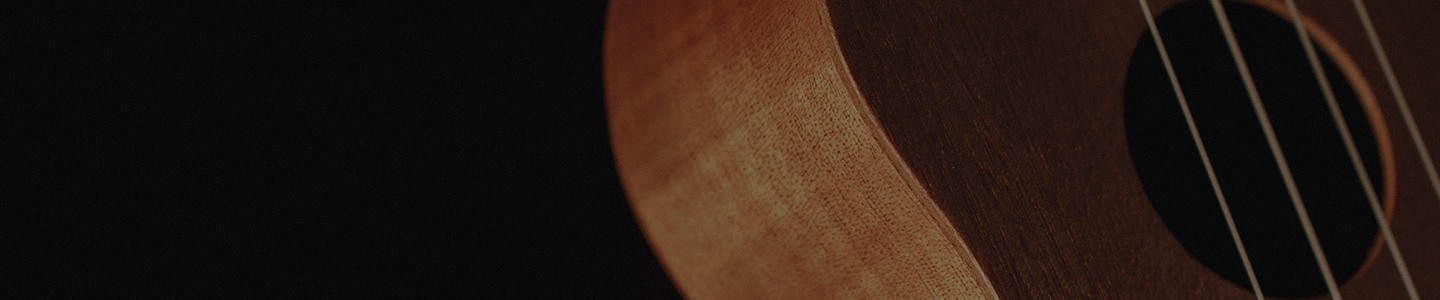 Various instruments on black background